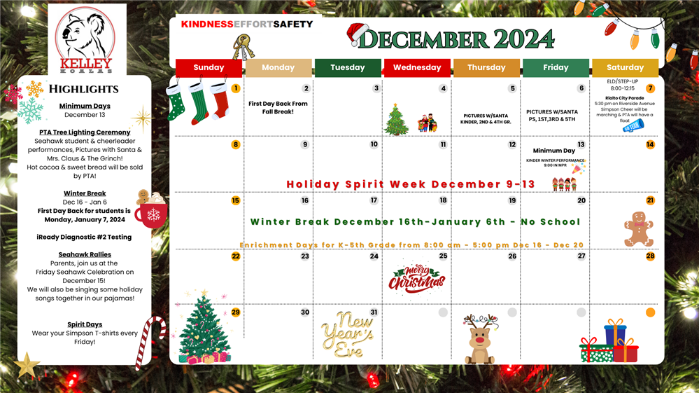 December Calendar